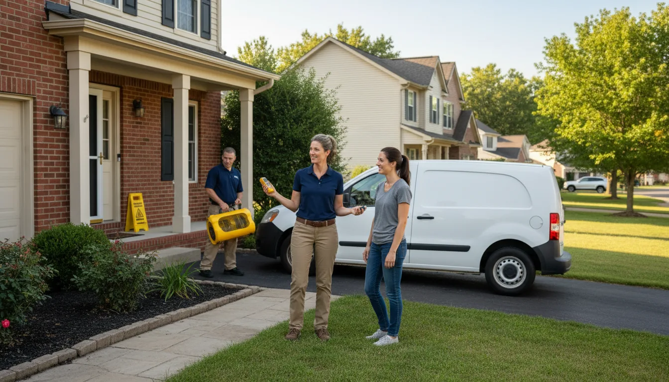 Water restoration image for Home Water Damage Repair in Decatur, OH